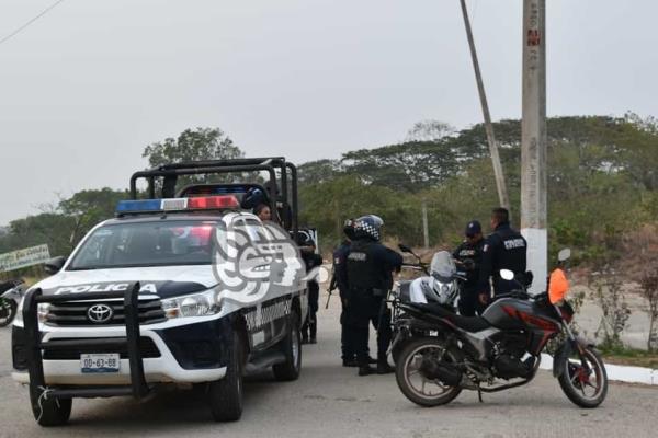 Sufre robo empleado sobre la Acayucan - Soteapan 