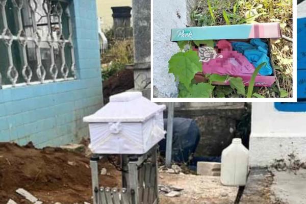 Dan el último adiós a Lupita, bebé abandonada en una caja de zapatos; falleció en Martínez de la Torre