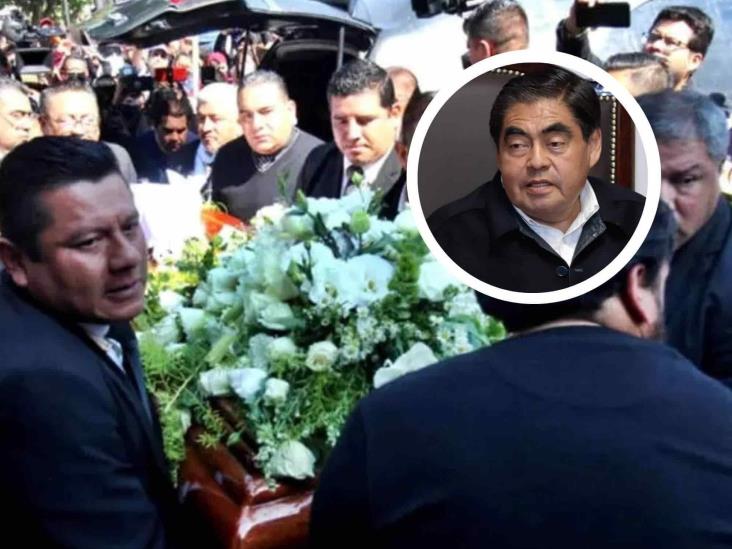 Con mariachis, dan el último adiós a Miguel Barbosa, gobernador de Puebla