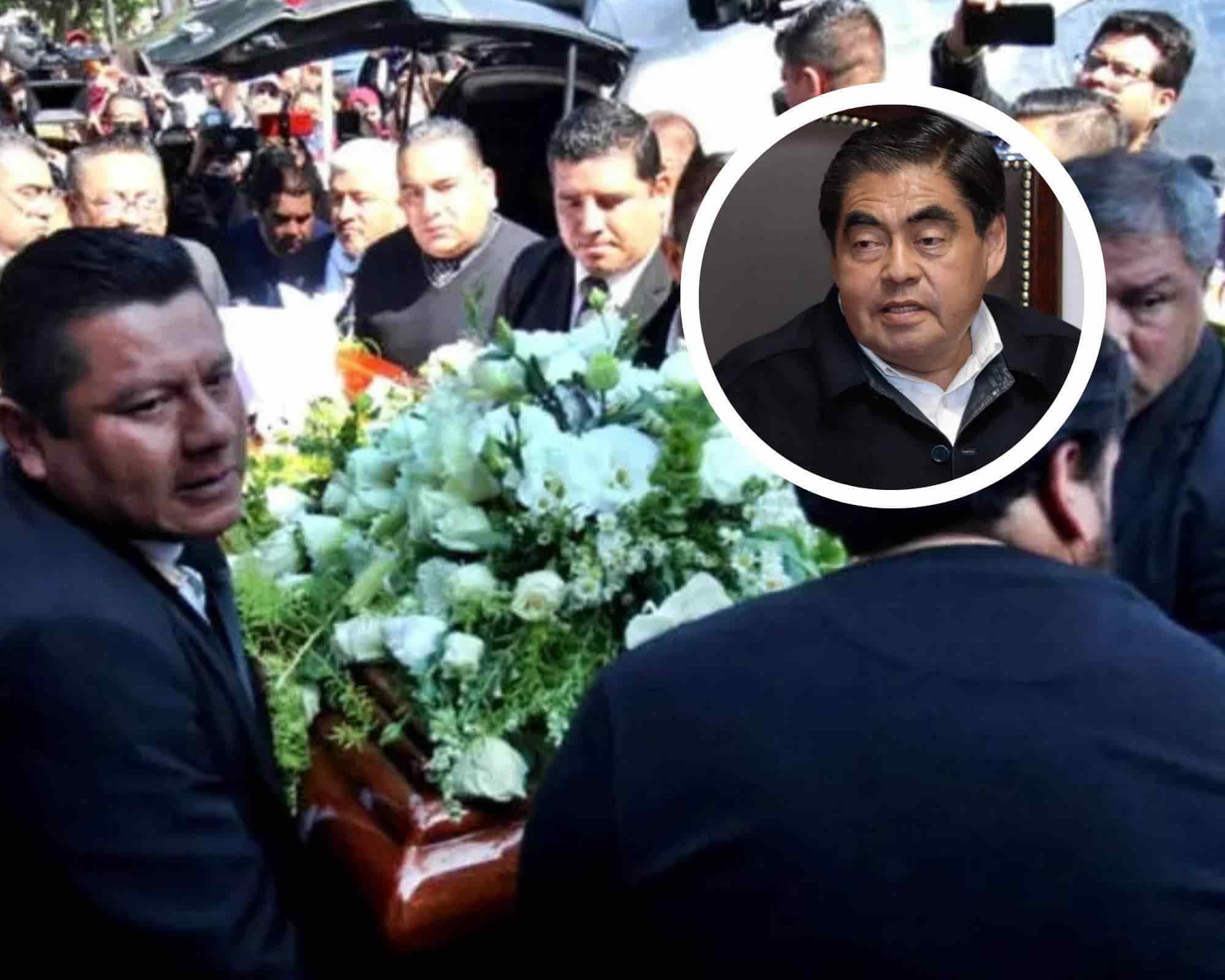 Con mariachis, dan el último adiós a Miguel Barbosa, gobernador de Puebla