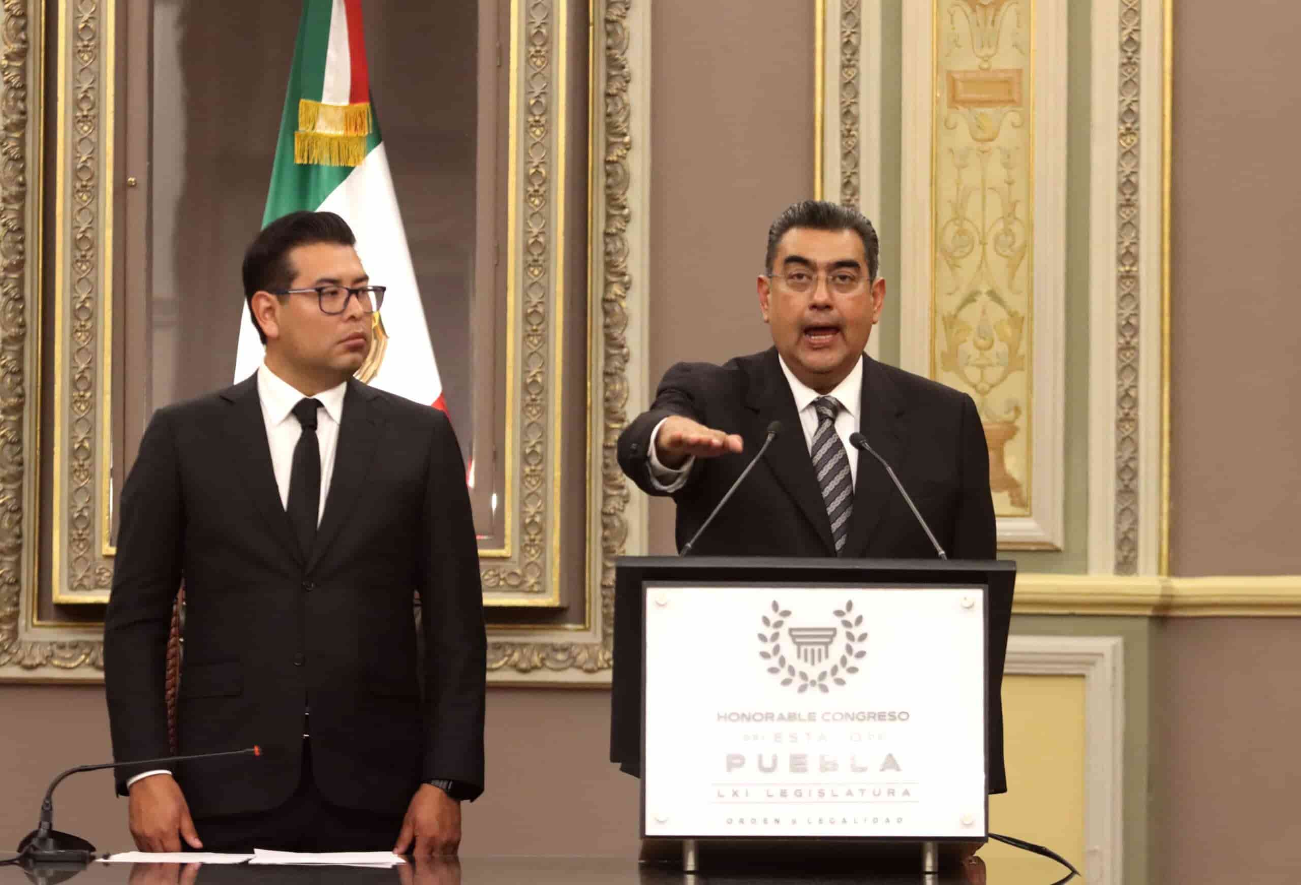 Sergio Salomón Céspedes es el nuevo Gobernador sustituto de Puebla