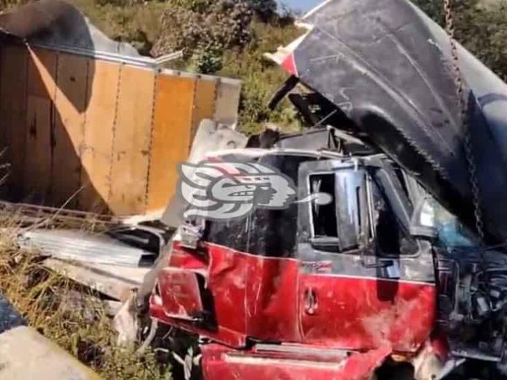 Rapiñan harina tras volcadura en la Puebla-Orizaba (+video)