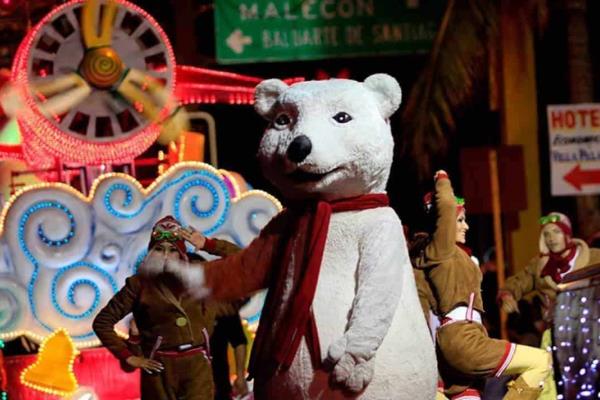 ¡No te lo pierdas! Hoy hay desfile navideño en el centro de Veracruz