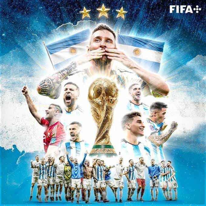 Argentina y Messi campeones del mundo en Qatar 2022 (+Video)