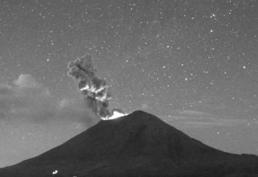 Explosión en Popo activa alerta amarilla Fase 2
