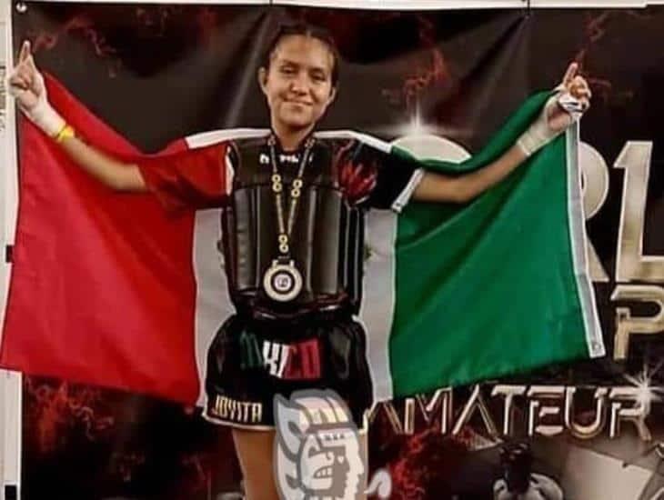 ¡Orgullo de Minatitlán! Stephany Batchlar, campeona mundial de King Boxing