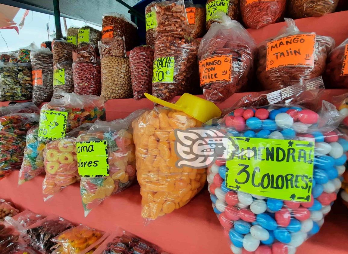 Sin repuntar ventas de frutos secos o dulces en Agua Dulce