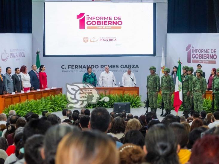 Alcalde Poza Rica presenta su primer informe de actividades