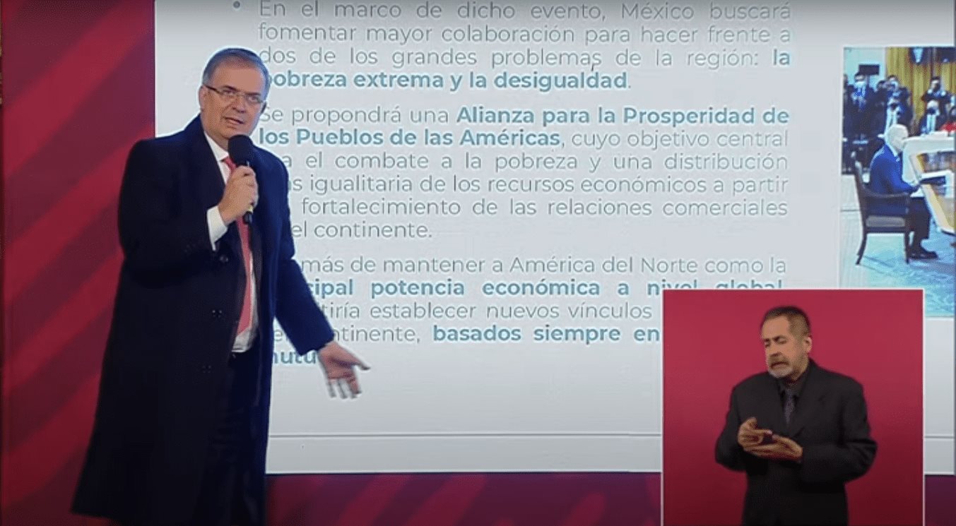 En Cumbre se hará frente a la pobreza y desigualdad, afirma Marcelo Ebrard