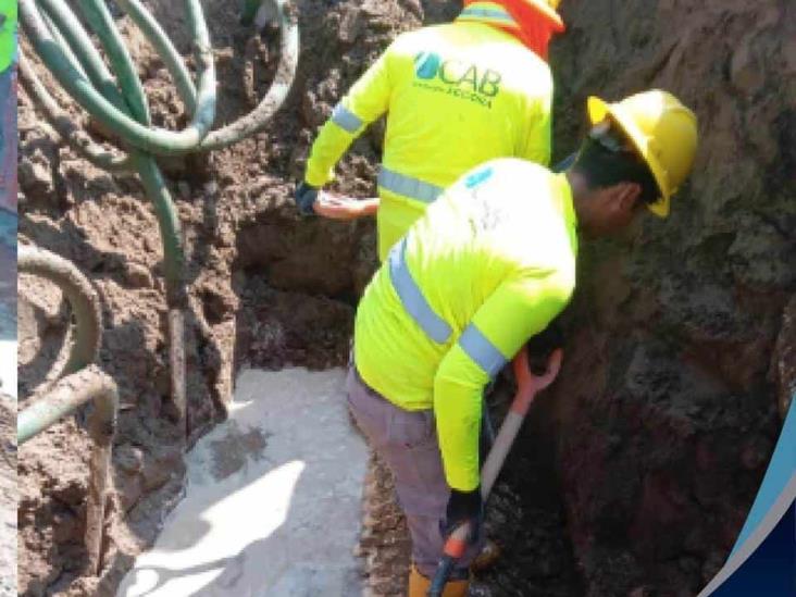 Cierre vial por reparación de hundimiento en Boca del Río