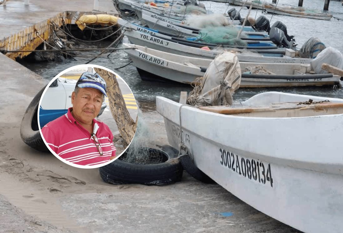 Pescadores de Veracruz llaman a compañeros a no salir al mar con mal tiempo