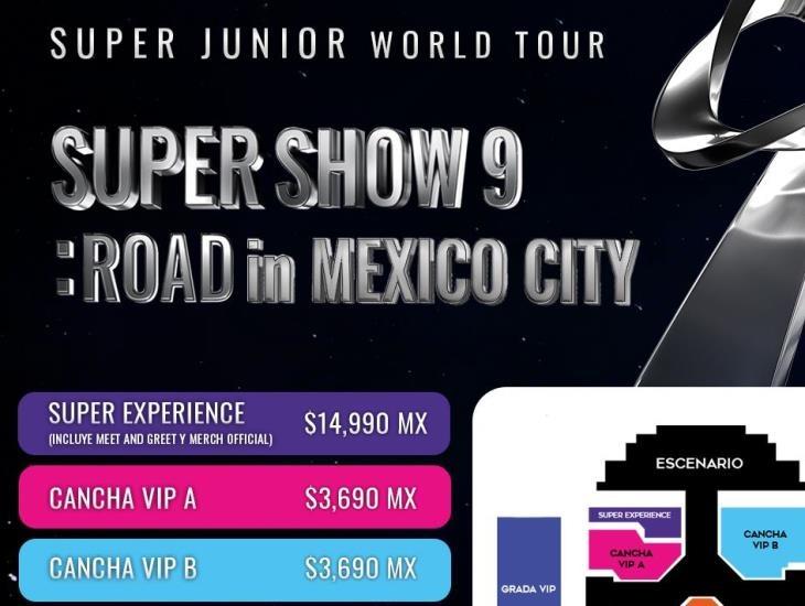 Music Vibe confirma precios para show de Super Junior en Velódromo Olímpico