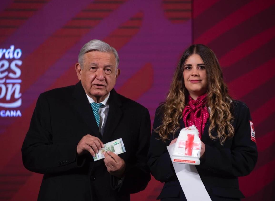 AMLO invita a participar en la colecta de la Cruz Roja Mexicana