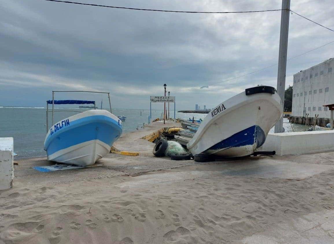 Pescadores de Veracruz prevén una mala Nochebuena ante la falta de ingresos