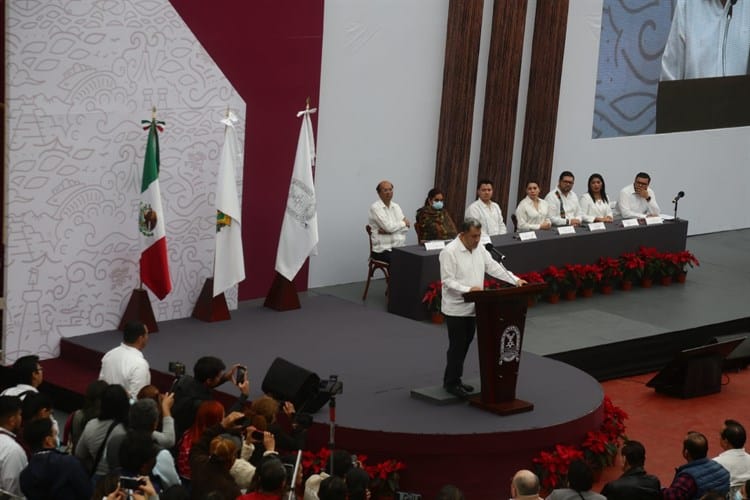 Amado Cruz Malpica rinde su primer informe de labores (Video)