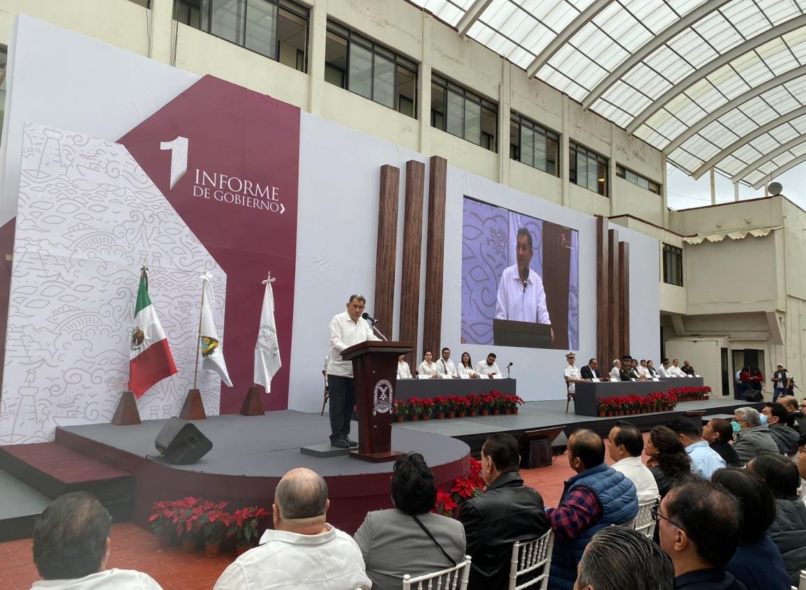 Amado Cruz Malpica rinde su primer informe de labores (Video)