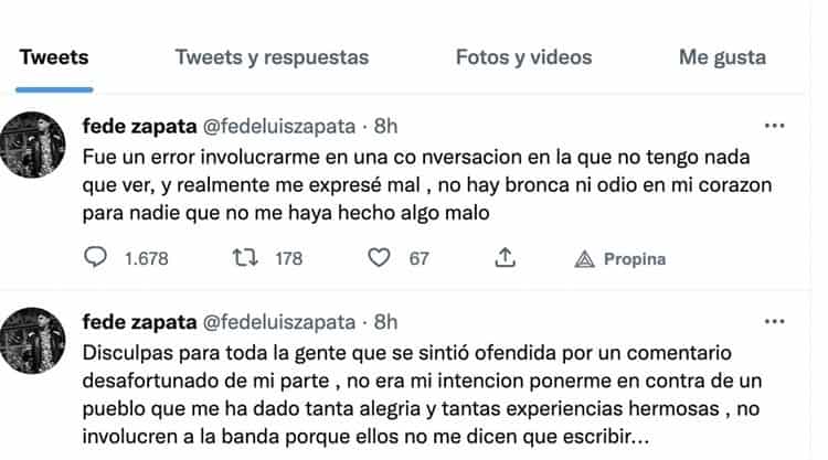 Expulsan de “Los Caligaris” a integrante por comentarios en contra de México