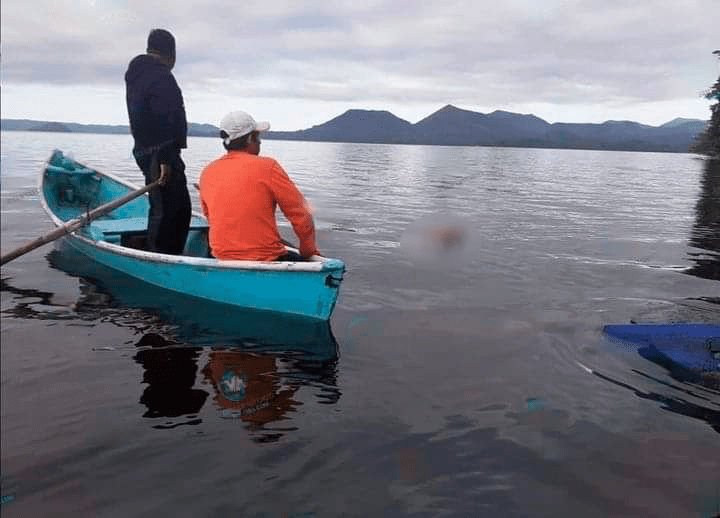 Hallan a pescador que se extravió en la laguna de Catemaco