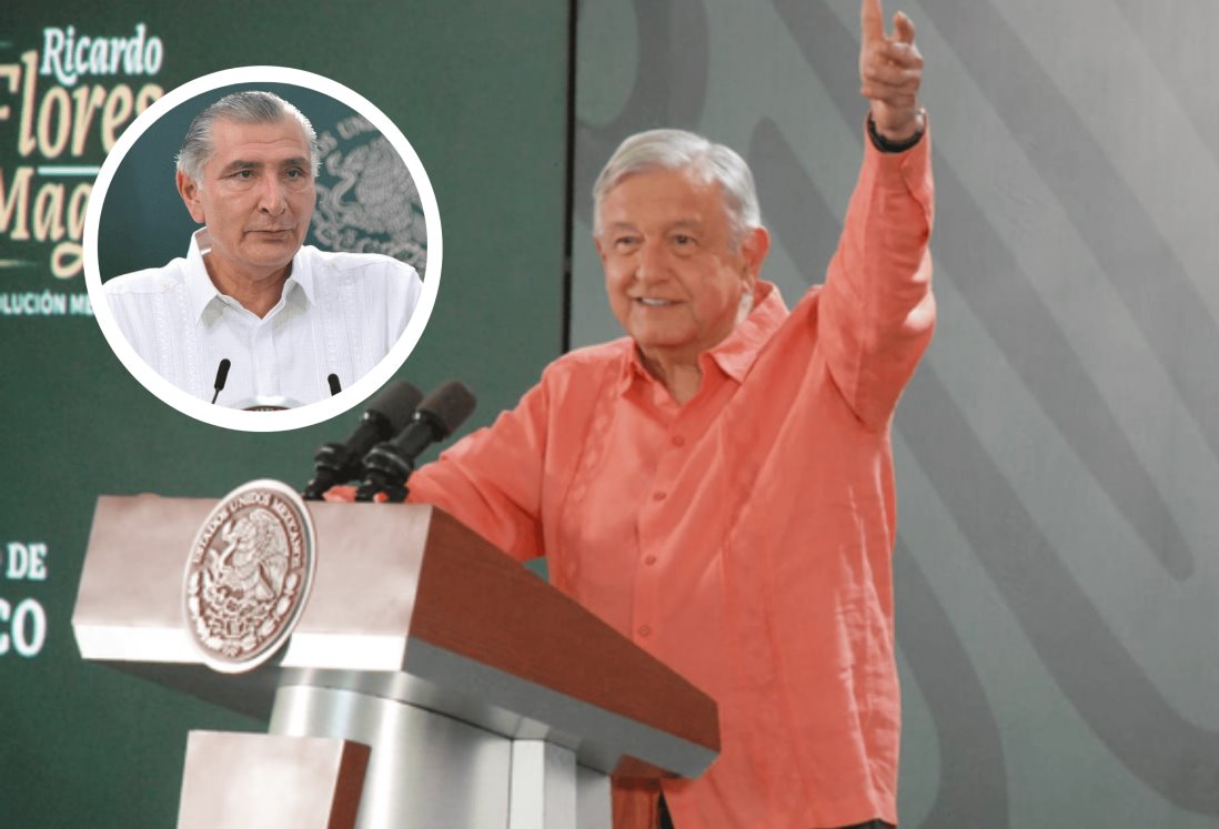 AMLO asegura que Adán Augusto cuenta con capacidad para competir por la presidencia de 2024