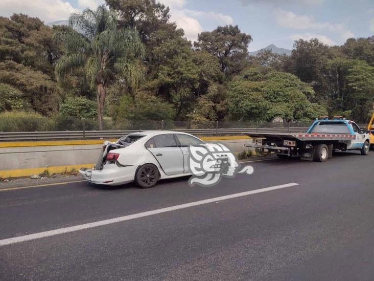 Se registra carambola en autopista Nogales-Orizaba