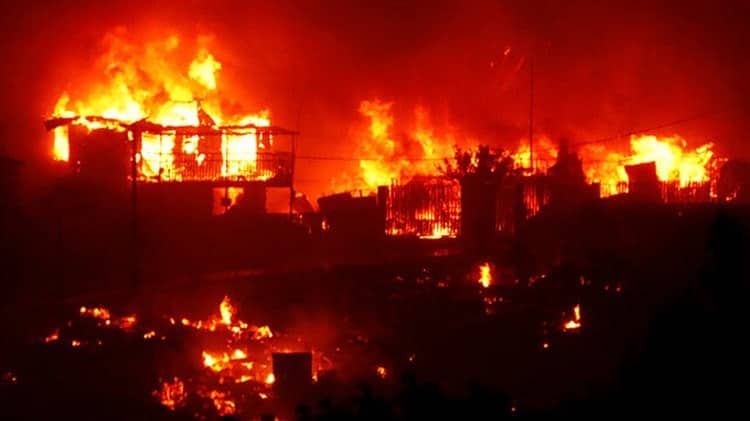 Chile se declara en estado de catástrofe tras incendio forestal