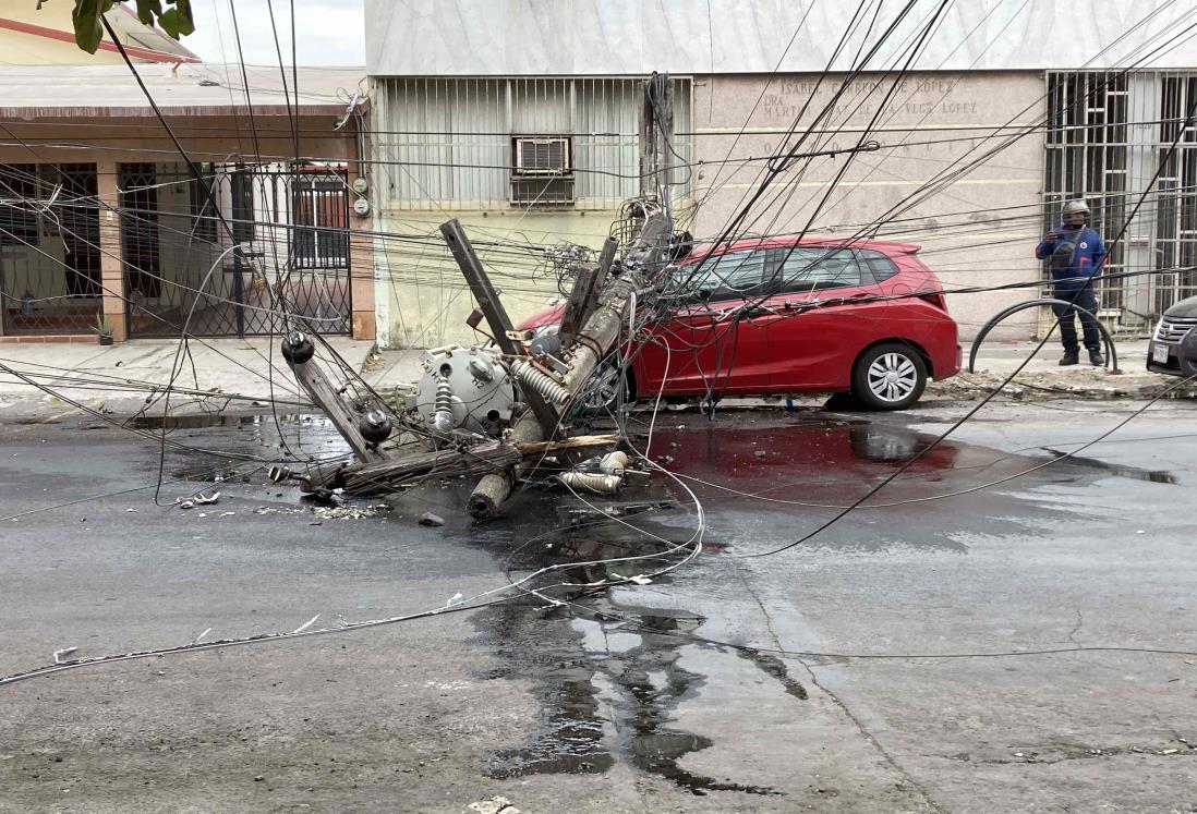 Más de 91 mil usuarios de CFE se quedaron sin luz por norte en el estado de Veracruz