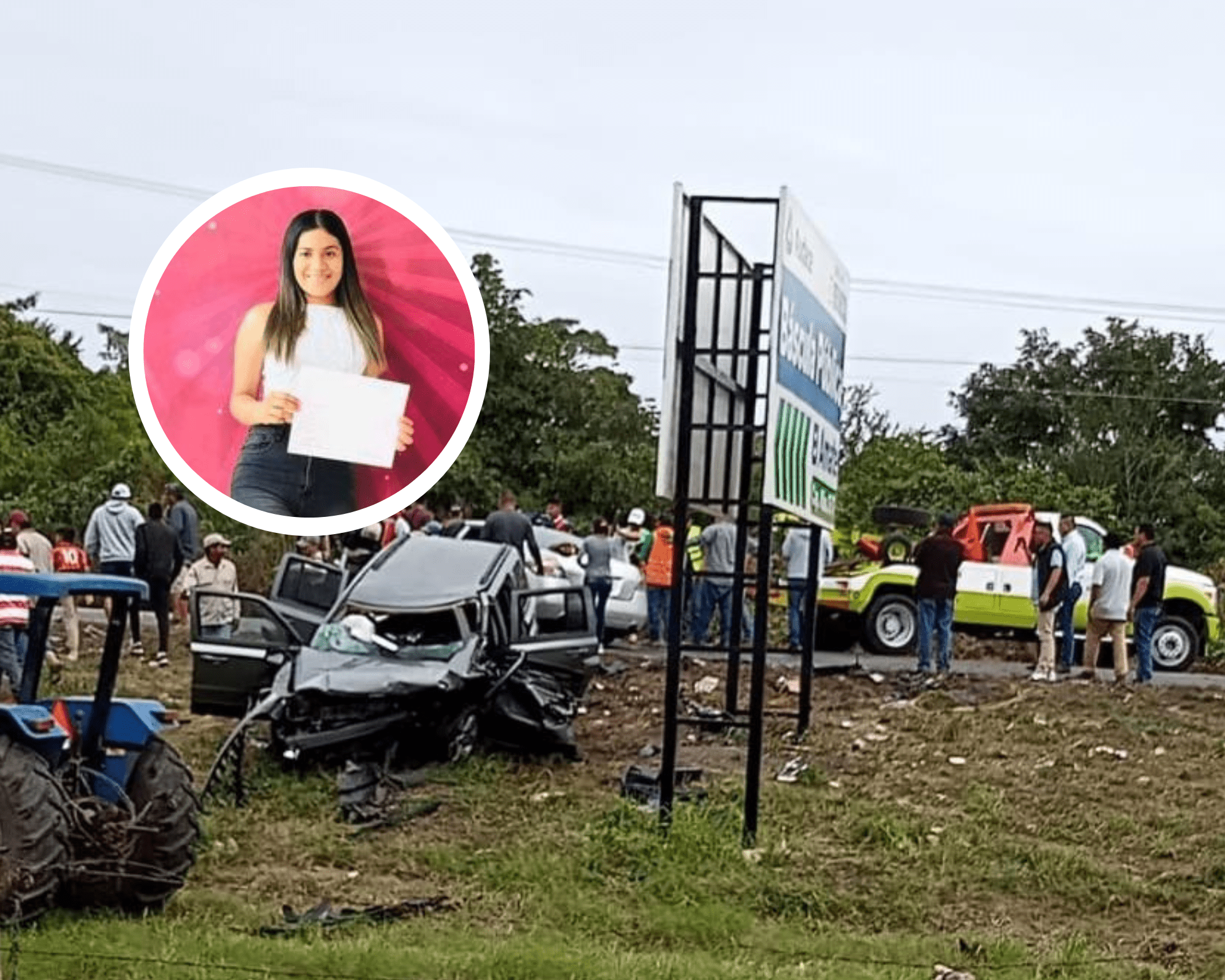 Hacen cadena de oración para reina del Carnaval de Tierra Blanca y familiares accidentados