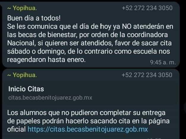 Sin becas Benito Juárez, alumnos de la Oficial Diurna en la zona centro de Veracruz