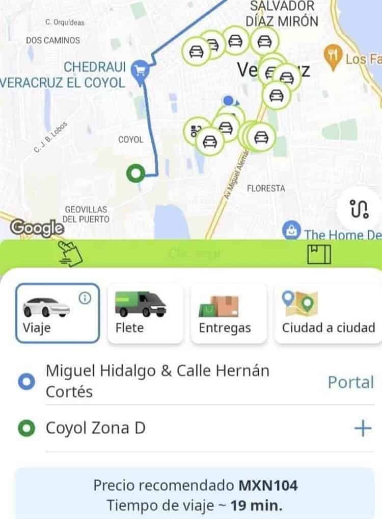 ¡Ojo! Taxistas en Veracruz incrementan precio de corridas por fin de año(+Video)