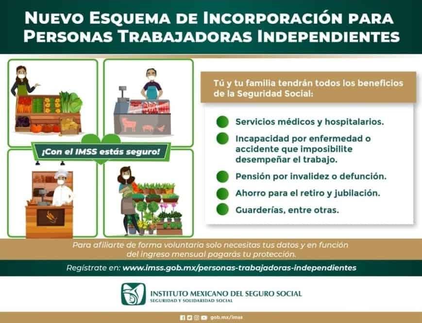 Ofrece IMSS Veracruz Sur seguridad social a trabajadores independientes