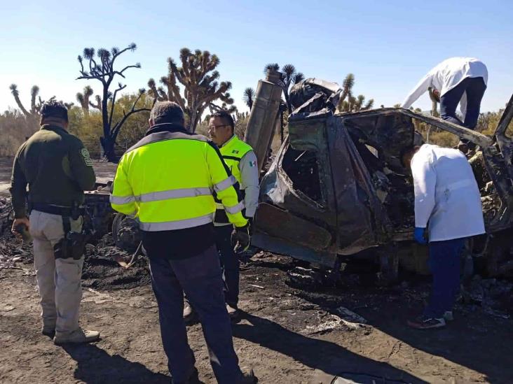 Se incendia pipa con combustible en carretera de SLP (+Video)