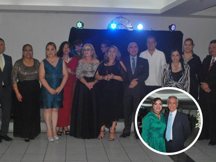 Integrantes del Colegio de Abogados de Veracruz disfrutan cena decembrina