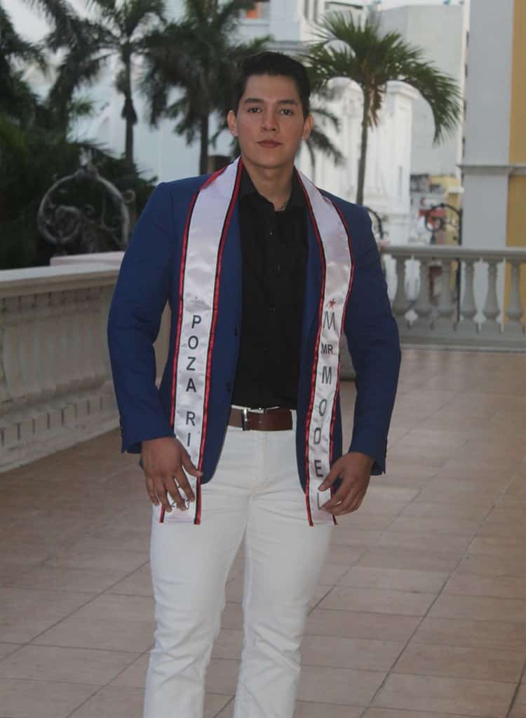 Presentan participantes de certamen Mr. Model Veracruz 2023