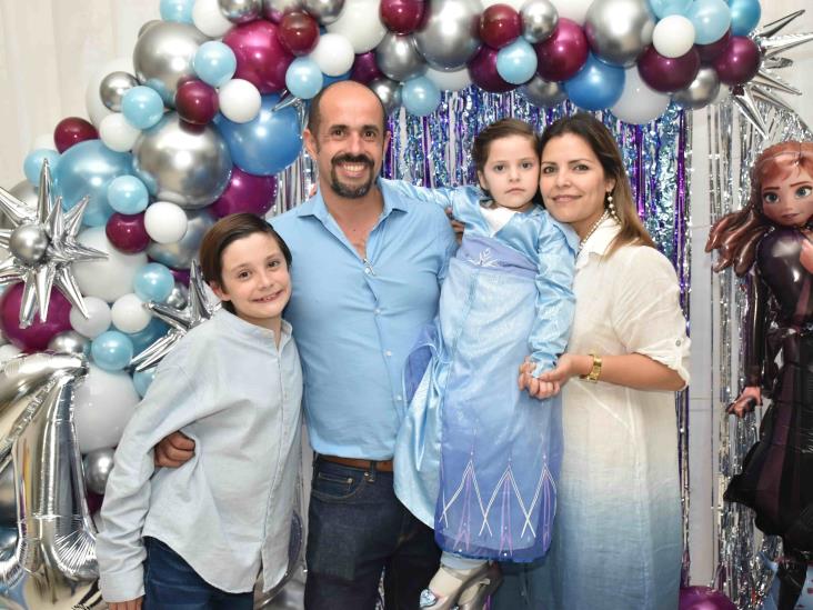 Andrea Domínguez Barradas cumplió 4 años de vida