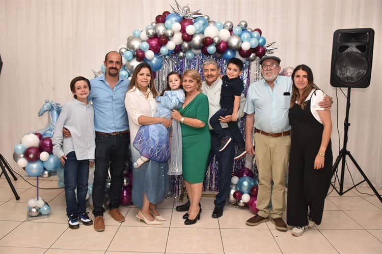 Andrea Domínguez Barradas cumplió 4 años de vida