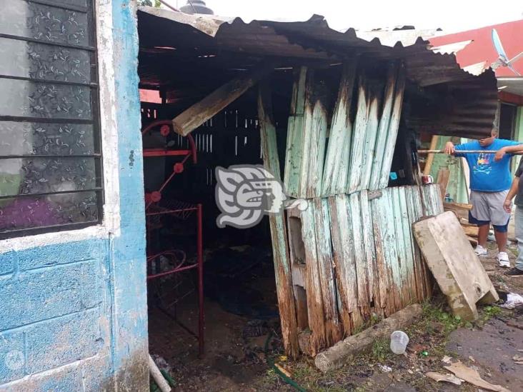 Se incendia vivienda en colonia Lázaro Cárdenas de Córdoba