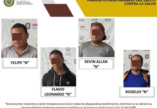 ¡Ya están en el Cereso! Banda detenida en Lerdo de Tejada