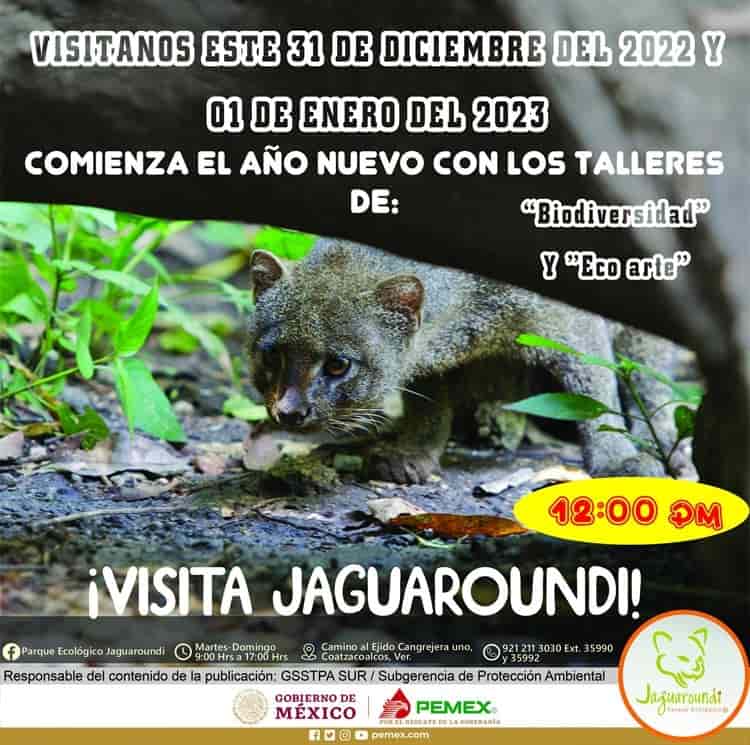 ¿Qué hacer en Año Nuevo? Invitan a recibir el 2023 en el parque Jaguaroundi