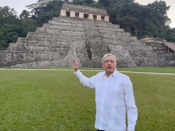 ‘México es un pueblo fuerte’; desde Palenque, desea AMLO feliz 2023 (+Video)