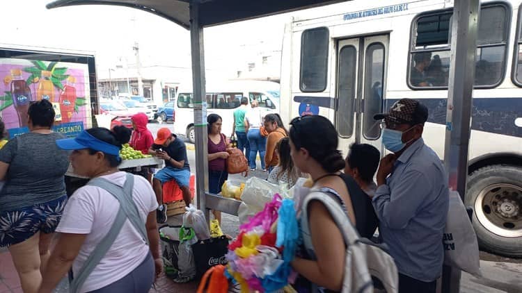 Centro de Veracruz, abarrotado por compras de última hora