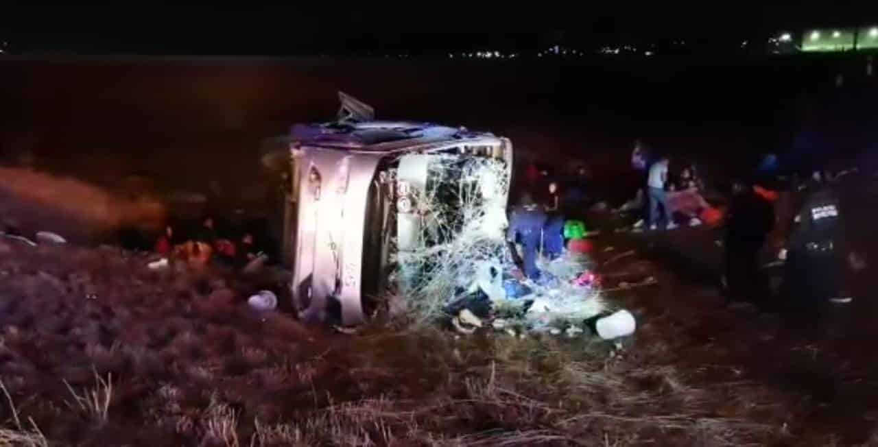 Pierden la vida 8 jornaleros veracruzanos en accidente en Chihuahua