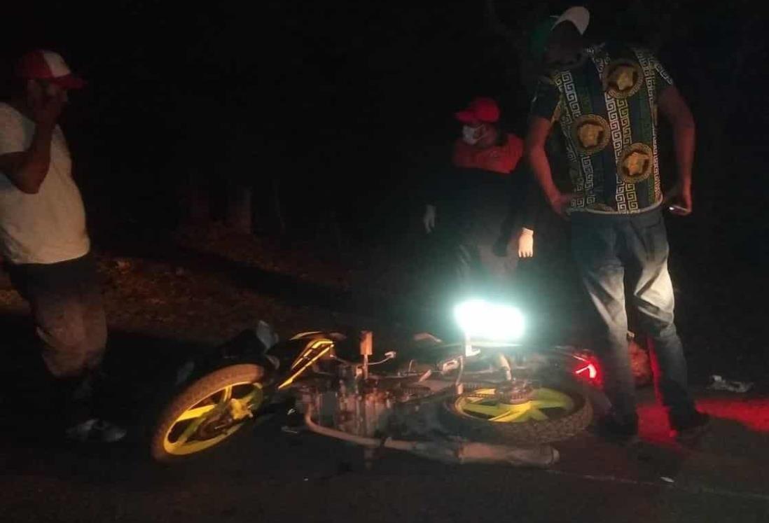 Derrapado y malherido en carretera de Tierra Blanca