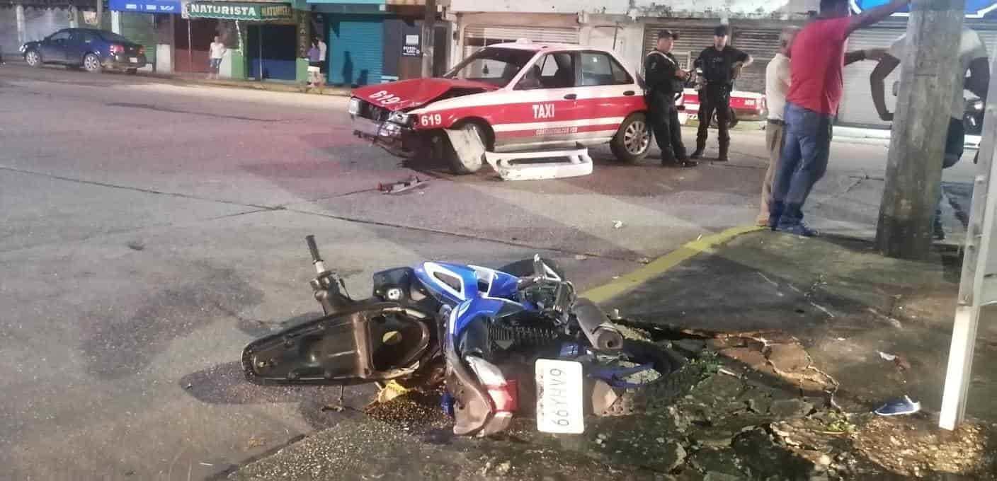 Muere motociclista tras choque en Las Palmitas