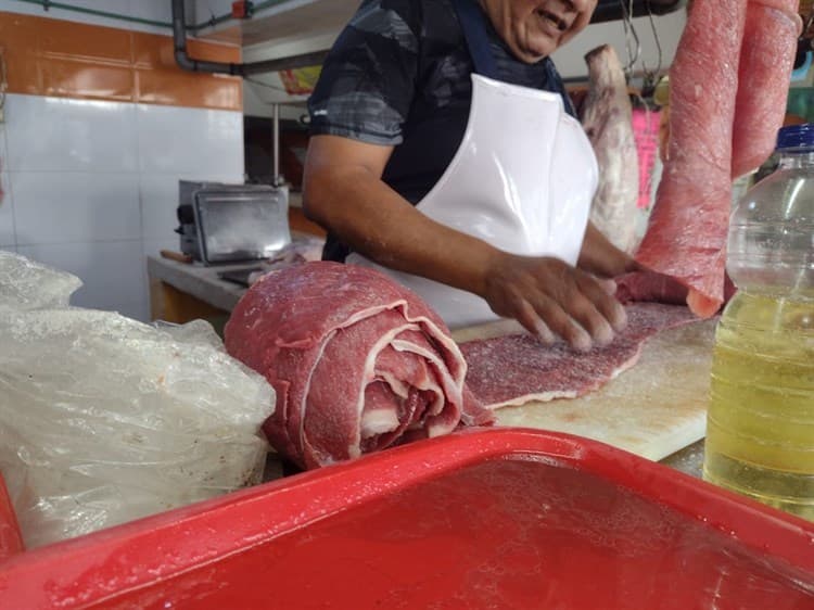 Precio de la carne se mantuvo todo el mes de diciembre en Veracruz