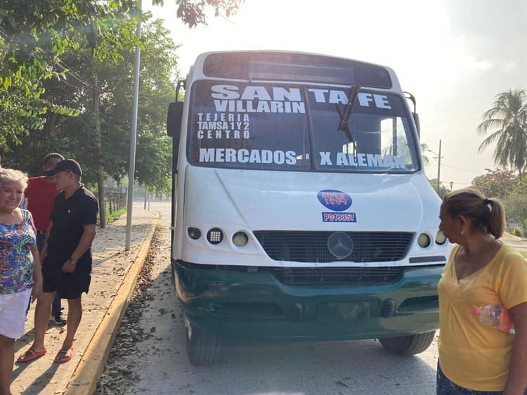 Pobladores de Santa Fe piden salida de la ruta 92 de transporte público; acusan pésimo servicio(+Video)