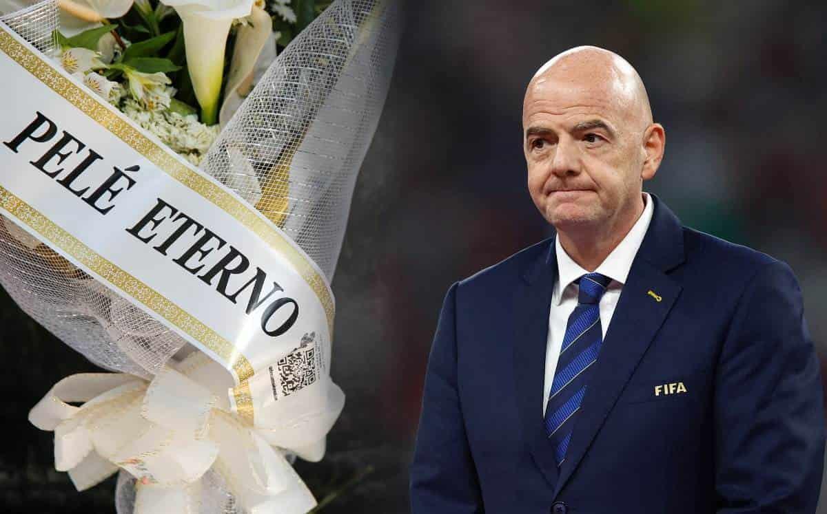 Gianni Infantino es criticado por tomar selfie frente al cuerpo de Pelé