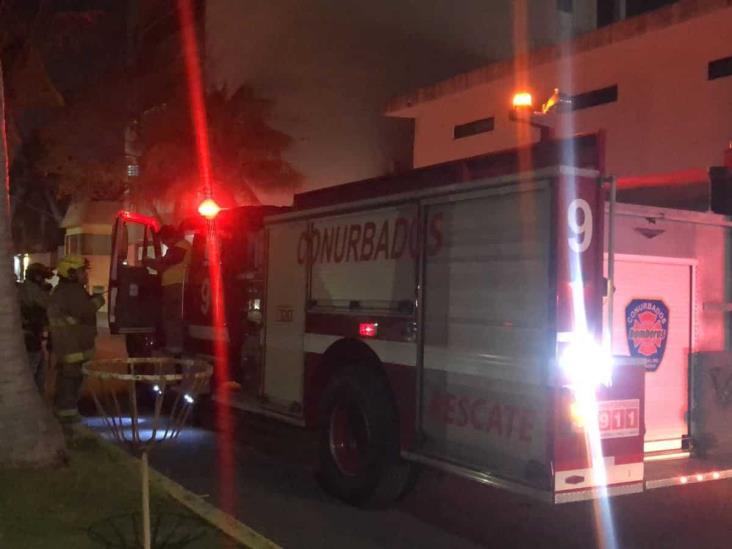 Se incendia cocina de un restaurante en Boca del Río(+Video)