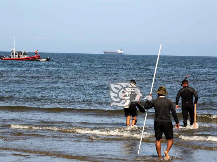 Buscan arma perdida en el mar de Coatzacoalcos (+Video)