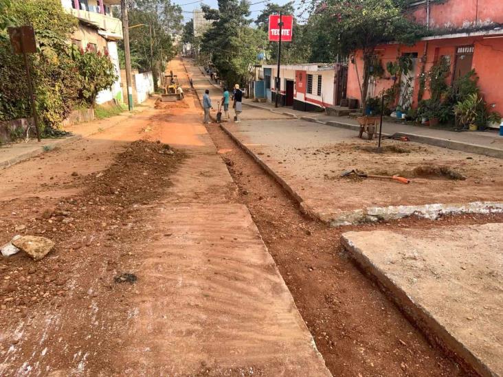 Cierran calle del centro de Acayucan por dos semanas(+Video)