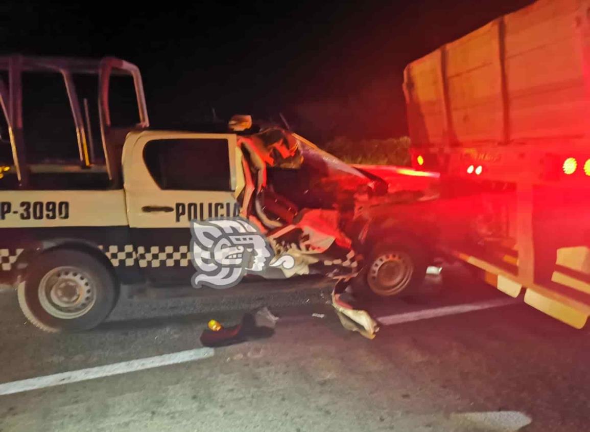 Permanecen heridos policías tras accidente de patrulla de SSP